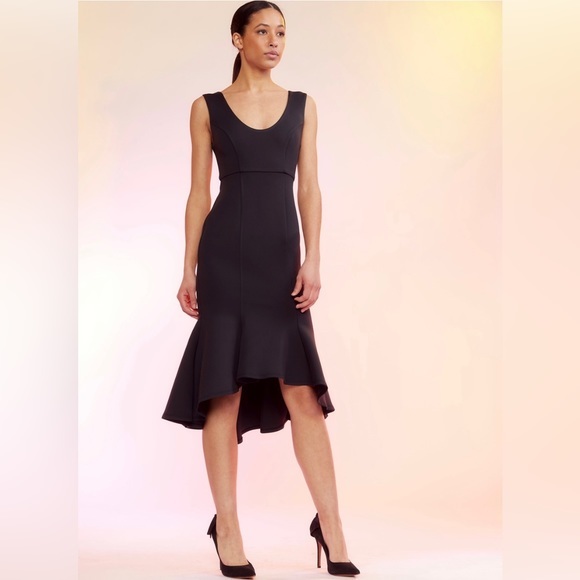 Cynthia Rowley Bonded Mermaid Dress - Size 6 - Black -‎ NWT - Spandex - Cocktail - Picture 2 of 7